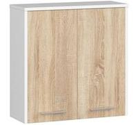 Akord Armoire Murale 1 Porte Blanc/Chêne Sonoma 60X23X60