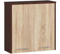 Akord Armoire Murale 1 Porte Wengé/Chêne Sonoma 60X23X60