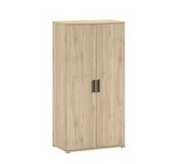 VIPACK - SAM Armoire 2 portes,Reproduction chêne mélaminé
