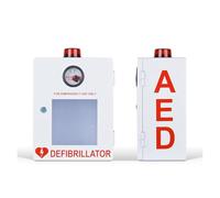 Armoire Sécurité Défibrillateur avec Verrou et Alarme - Boîtier Murale Haute Visibilité pour Bureaux, Écoles & Espaces Publics，Protection Intégrale & Accessibilité Immédiate pour DAE