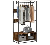 Armoire sonoma gris 90x50x180 cm bois d'ingénierie armoire de rangement vidaXL
