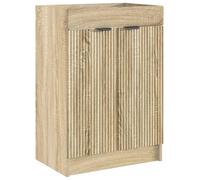 Armoire sous évier de salle de bain Chêne Sonoma