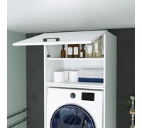 Armoire superposable Roomart, « D2-W-S-ATL », armoire à abattants, armoire polyvalente, L x l x H : 57 x 67 x 66,8 cm,