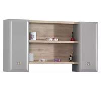 Armoire suspendue Armoire murale Chambre d'enfant Bibliothèque Bois Gris Design