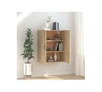 vidaXL Armoire suspendue Chêne sonoma 69,5x34x90 cm Bois d'ingénierie 812270
