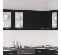 Armoire suspendue en chêne noir vidaXL 50x31x60 cm en bois d'ingénierie