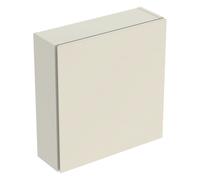Armoire suspendue Geberit iCon carrée, 1 porte, 45x46,7x15 cm, 502319, 502319JL1, Couleur: laquÃ© gris sable brillant - CM