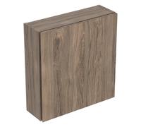Geberit Armoire haute compacte iCon carrée 45x46,7x15 cm 1 porte Noyer Carya 502.319.JR.1