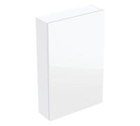 Armoire suspendue Geberit iCon rectangulaire, 1 porte, 45x70x15 cm, 502318, 502.318.01.2, Couleur: corps : blanc / laqué brillant, façade : blanc / verre brillant