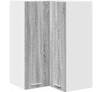 Armoire suspendue Gris Sonoma et Blanc 57 x 57 x 80 cm