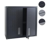 Armoire suspendue HWC-O52 77x77x31cm gris foncé