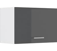 Armoire suspendue Vicco R-Line Anthracite Haute brillance 60cm avec porte d'ascenseur, Model 41672