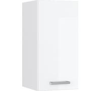 Armoire suspendue Vicco R-Line Blanc Haute brillance 30cm avec porte, Model 41978