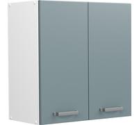 Armoire suspendue Vicco R-Line Bleu-gris 60cm avec portes, Model 41668