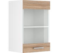 Armoire suspendue Vicco R-Line Sonoma 40cm avec porte vitrée, Model 42028