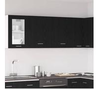 Armoire suspendue - vidaXL - Riga - Chêne noir - 100x31x60 cm - Bois d'ingénierie - Grand espace de stockage