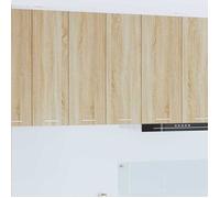 Armoire suspendue - vidaXL - Riga - Chêne sonoma - 60x31x80 cm - Grand espace de stockage - Durable - Bois d'ingénierie