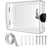 Armoire thermostatique avec serrure à combinaison et capot transparent | Boîtier de thermostat mural verrouillable pour la maison, l'école, le bureau, le restaurant, l'hôpital, la location et
