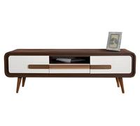 Armoire TV avec une combinaison parfaite de tons clairs et foncés