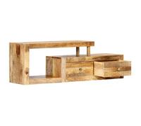 Armoire TV - CLOUD - Meuble séjour - 120x30x40 cm Bois massif de manguier ll2643