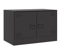 Armoire TV noir 67x39x44 cm acier