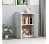 Armoire Vaisselier Durable - Blanc - Buffet de cuisine - avec Rangement - blanc 60x30x75cm - Bois d'ingénierie LH1864400