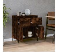 Armoire Vaisselier Durable - Brun - Buffet de cuisine - avec Rangement - Chêne fumé - 60x35x70cm - Bois d'ingénierie LH8073894