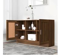 Armoire Vaisselier Durable - Brun - Buffet de cuisine - avec Rangement - Chêne marron 120x30,5x70cm - Bois d'ingénierie LH3770343
