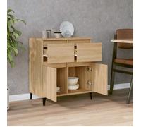 Armoire Vaisselier Durable - Brun - Buffet de cuisine - avec Rangement - Chêne Sonoma - 60x35x70cm - Bois d'ingénierie LH7705047