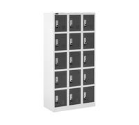 Armoire vestiaire - 15 compartiments - Coloris gris | Fromm & Starck