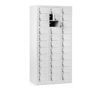 Armoire vestiaire métallique - Armoire à casiers verrouillables 3B11A - En métal - Avec revêtement par poudre - 185 x 90 x 45 cm - G