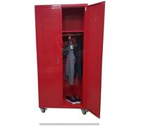 Armoire Vestiaire Metallique Stile Industriel avec Roues Dim.cm 90x40x190cm