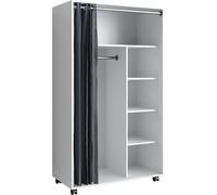 Armoire Vicco Doros Blanc 100x168cm avec roulettes, Model 40633