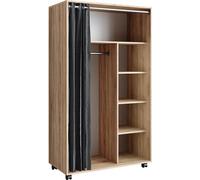 Armoire Vicco Doros Sonoma 100x168cm ouvert, avec roulettes, Model 40635