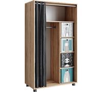 Armoire Vicco Doros Sonoma 100x168cm ouvert, avec roulettes, Model 40640