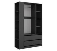 Armoire Elmo 50x200cm Lot de 2 Anthracite Vicco 61352
