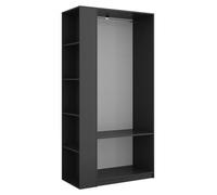 Armoire Vicco Elmo Anthracite 80x200cm Lot de 2, Model 61344