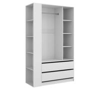 Armoire Vicco Elmo Blanc 50x200cm Lot de 2, Model 61360