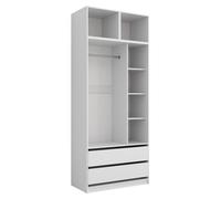 Armoire Vicco Elmo Blanc 50x40cm Lot de 3, Model 61359