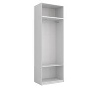 Armoire Elmo 80x50cm Lot de 2 Blanc Vicco 61347