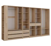 Armoire Elmo 50x200cm Ensemble de 5 Sonoma Vicco 61354