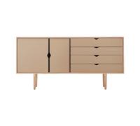 Armoires basse S6 façades colorées WxHxD 163x80x43cm