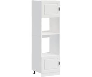 Armoires de four 2 pcs Kalmar blanc bois d'ingénierie