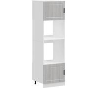 Armoires de four 2 pcs Porto sonoma gris bois d'ingénierie