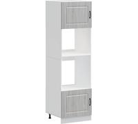 Armoires de four 2 pièces "Kalmar" Bois d'ingénierie gris Sonoma