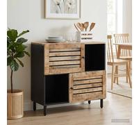 Armoires de rangement Marron et noir 80 x 33,5 x 75 cm vidaXL