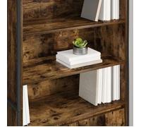 Armoires Hautes élégant - ECOHOME - bois d'ingénierie - chêne fumé - 79 x 36 x 200 cm - avec porte@417153
