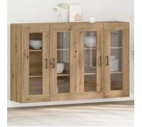 Armoires Murailles - vidaXL - Chêne artisanal - 69,5x34x90 cm - 4 portes - Bois d'ingénierie
