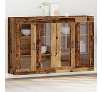 Armoires murales 2 pcs Bois ancien 69,5x34x90 cm Bois d ingénierie