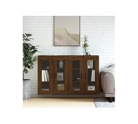 Armoires murales 2 pcs chêne marron bois d'ingénierie3197912